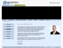 Tablet Screenshot of lebenshilfe-werke.de